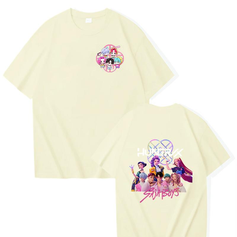 KPop Demon Hunters Women Men T Shirt Vintage Tees Short Sleeve O Neck T-Shirt Gift Idea Clothing 16 Colors