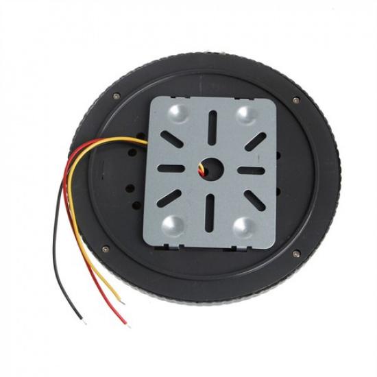 Universal LED Car Overhead Ceiling Dome Light Lamp Carbon Fiber Look Bezel Round