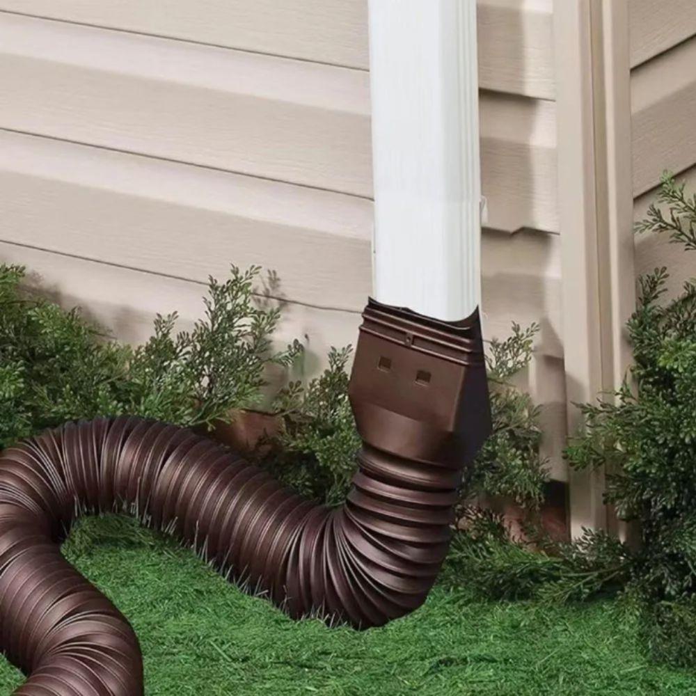 Durable Downspout Extender Flexible PE Flexible Downspout Rain Gutter Extension Rain Gutter