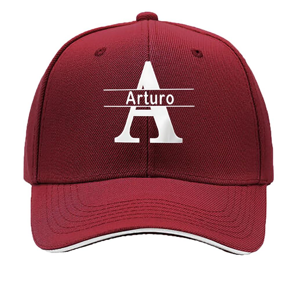 Customized Name Arturo Cap Personalized Streetwear Hat with Logo Classic Black White Design Sandwich Baseball Cap