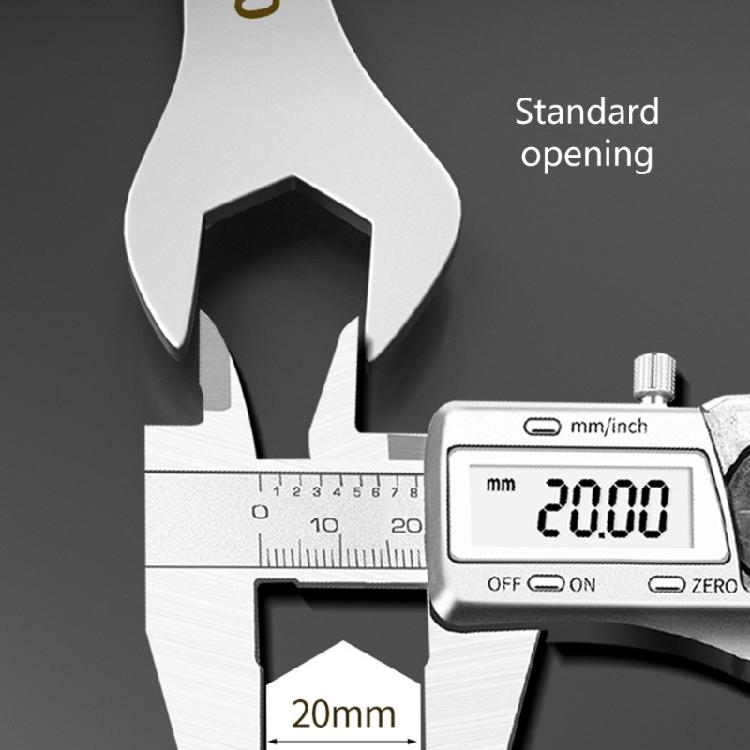 Portable Twin Head Wrench Spanner Crafted for Narrow Environment Rustproof Stainless Steel Confined Spaces Various Fixes