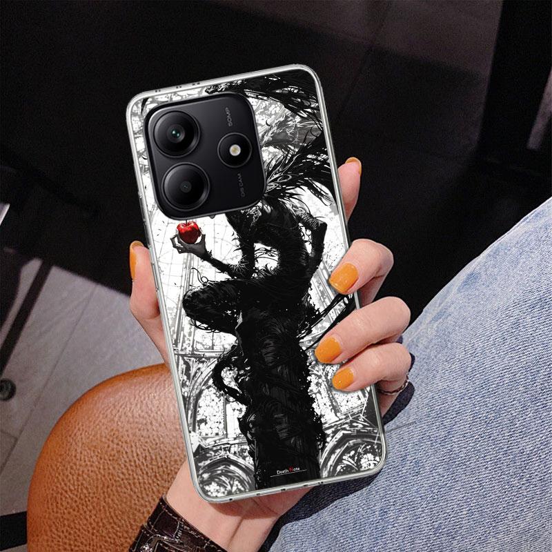 N-Note D-Death Anime Ryuk Phone Case For Xiaomi Redmi Note 15 14 13 12S 12 11 Pro Plus 14S 11S 11E 10 10S 11T 5G Personalized Co