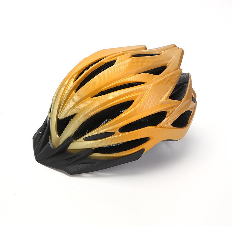 

Bicycle Helmet Bicycle Road Mountain Bike Riding Helmet Integrated Outdoor Sports Riding Equipment with Tail Lights One size