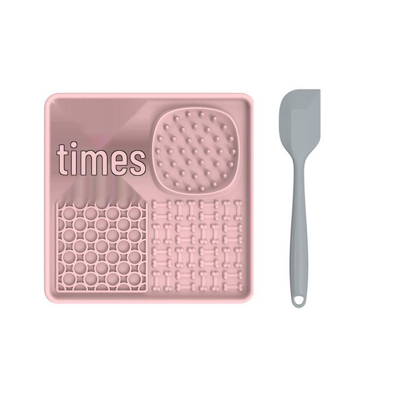 Tapete de Silicone para Lamber para Animais de Estimação Alimentador Lento para Cães com Ventosa