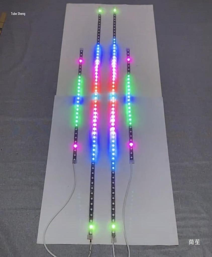 Voice-Activated LED Music Rhythm Light Strip for Car and Home