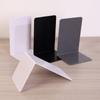 L-shaped Thick Transparent Acrylic Book Stand Student Book Storage Partition Bookshelf Desktop Sorting Classifier Newspaper Library Display Rack