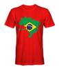 Brazil Country Flag Map Printed Gift TShirt Summer Cotton ONeck Short Sleeve Unisexs T Shirt New S3XL