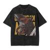 Chainsaw Man T Shirts Hip Hop Washed Short Sleeve Oversize T-Shirt Anime Manga Vintage for Men Tops Streetwear Summer Tee Shirt