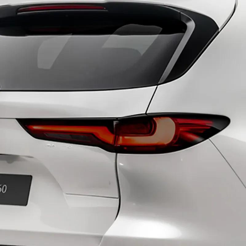 For MAZDA CX-60  2024 Car Headlight Protective Film Front Lamp Vinyl Restoration Transparent Black TPU