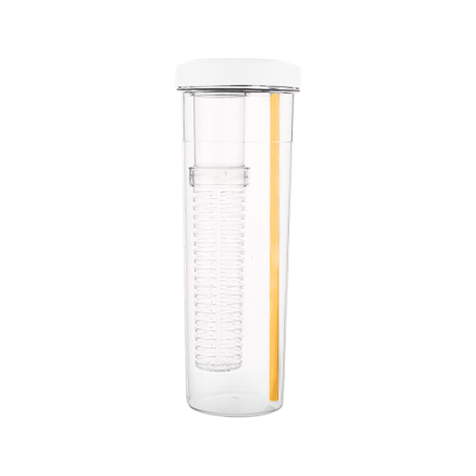 

(SU)Складная соломенная бутылка для воды на 30 унций. Бутылка для воды Iinfuser с фруктами и соломой.