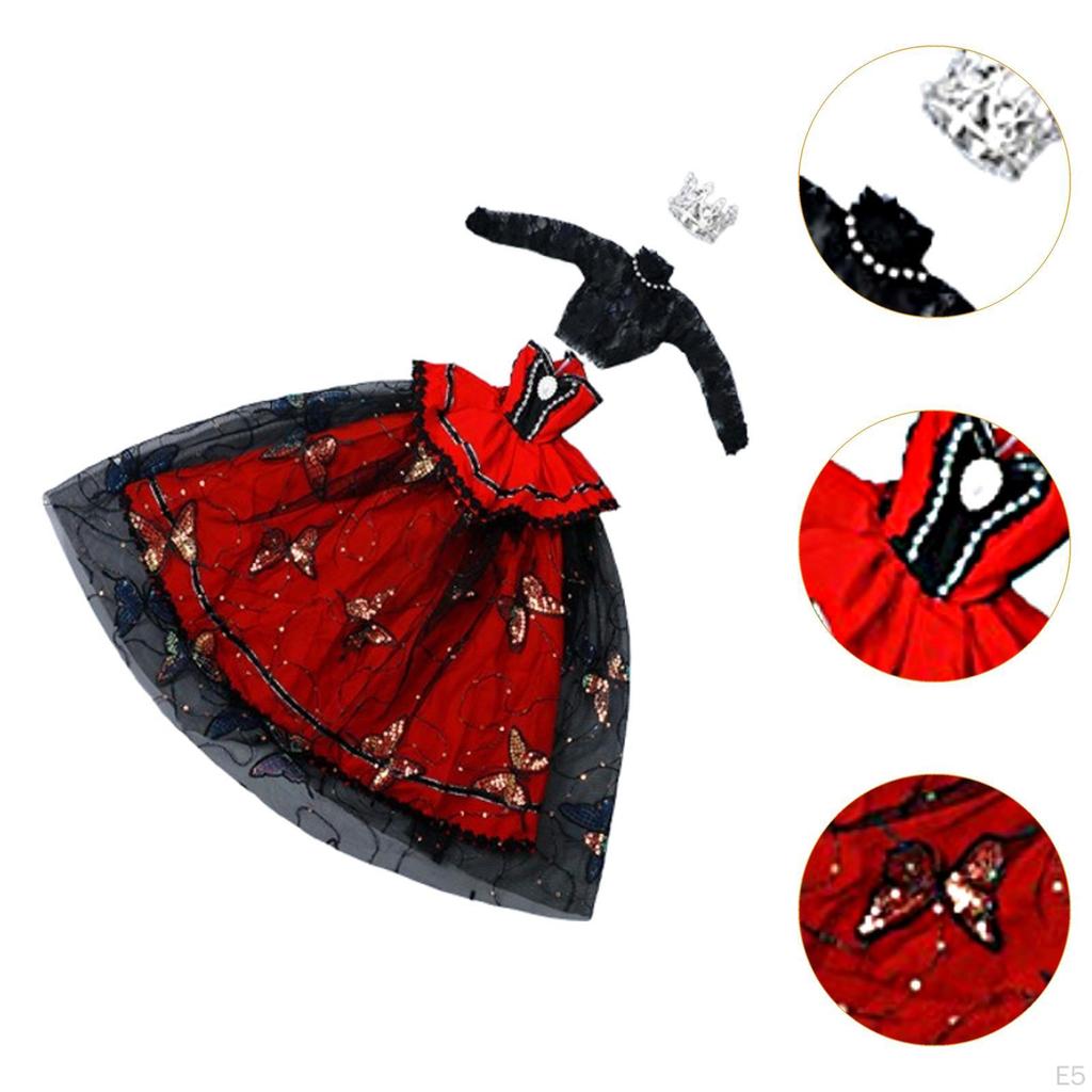 1/3 BJD Doll Princess Dress Oufit Clothes Cosplay Educational Fashion DIY Accessories Costume