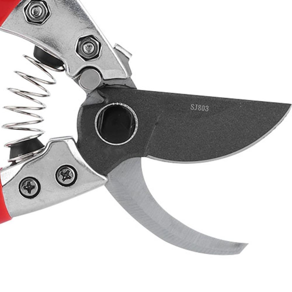 Silver and Red Pruning Shears SK5 Steel Hand Pruners Professional Trimming Scissors