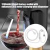 Elektrische Wasserumfüllpumpe Automatischer Siphon Wiederaufladbare Batterie mit Stahlfilter zum Abfüllen von Wein, Bier, Getränken