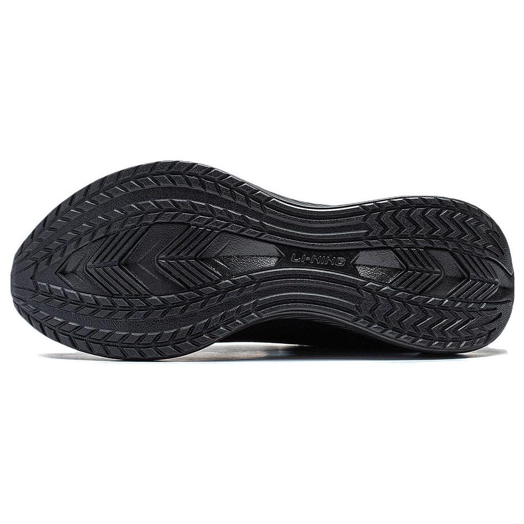 LiNing Wushi Lite V2 Lightweight High Resilience Shock Absorption Non-Slip Low-Top Running Shoes Men Sneakers Black ARST053-1
