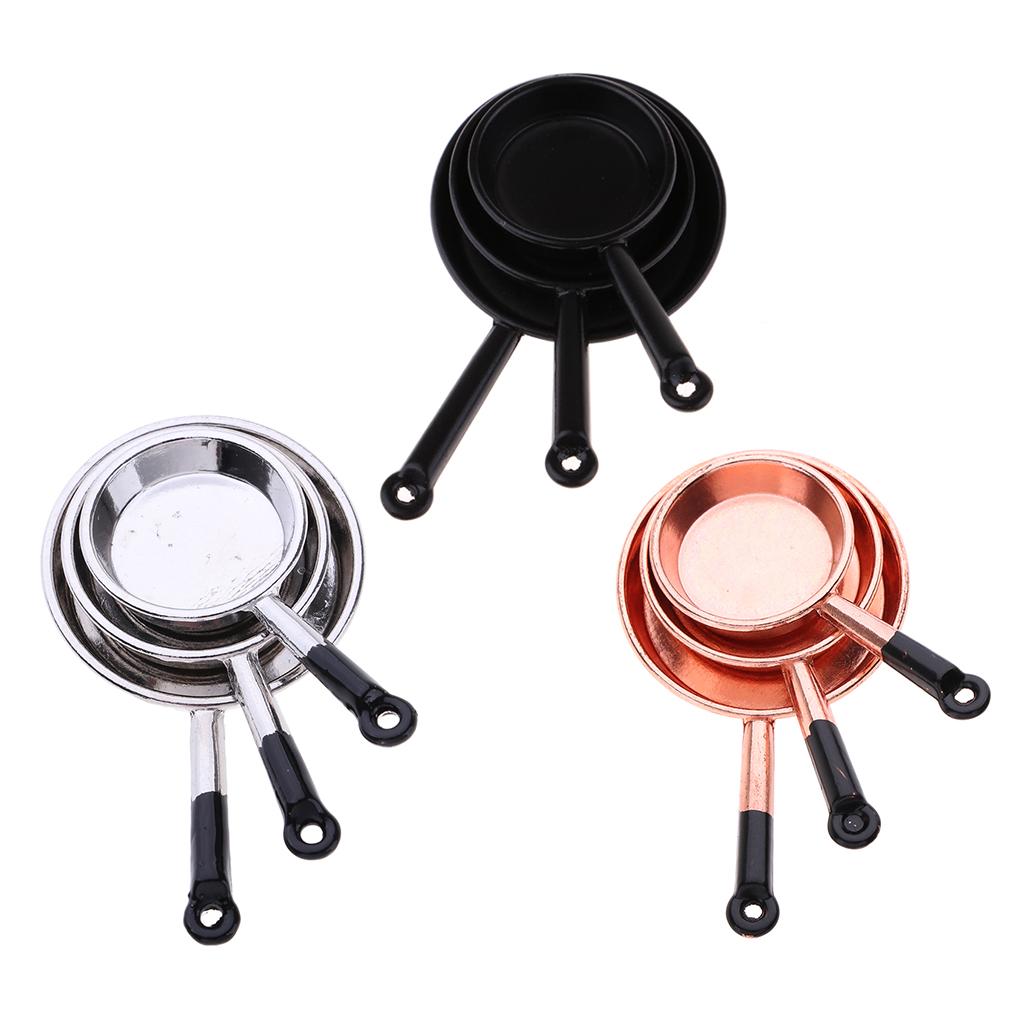 Set Miniature Pots And Pans Utensils/12 Ornaments