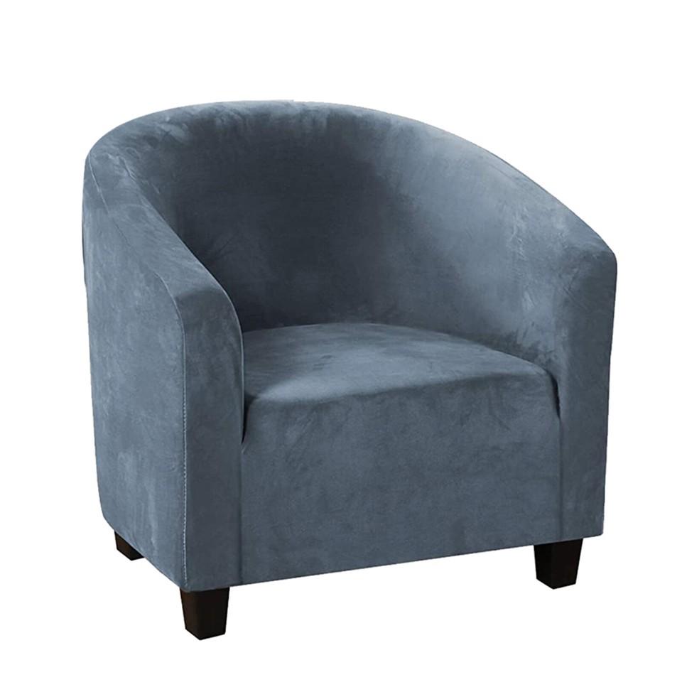 Club Chair Cover Stretch Armchair Slipcover Bar Living Room Tub Protector Cover