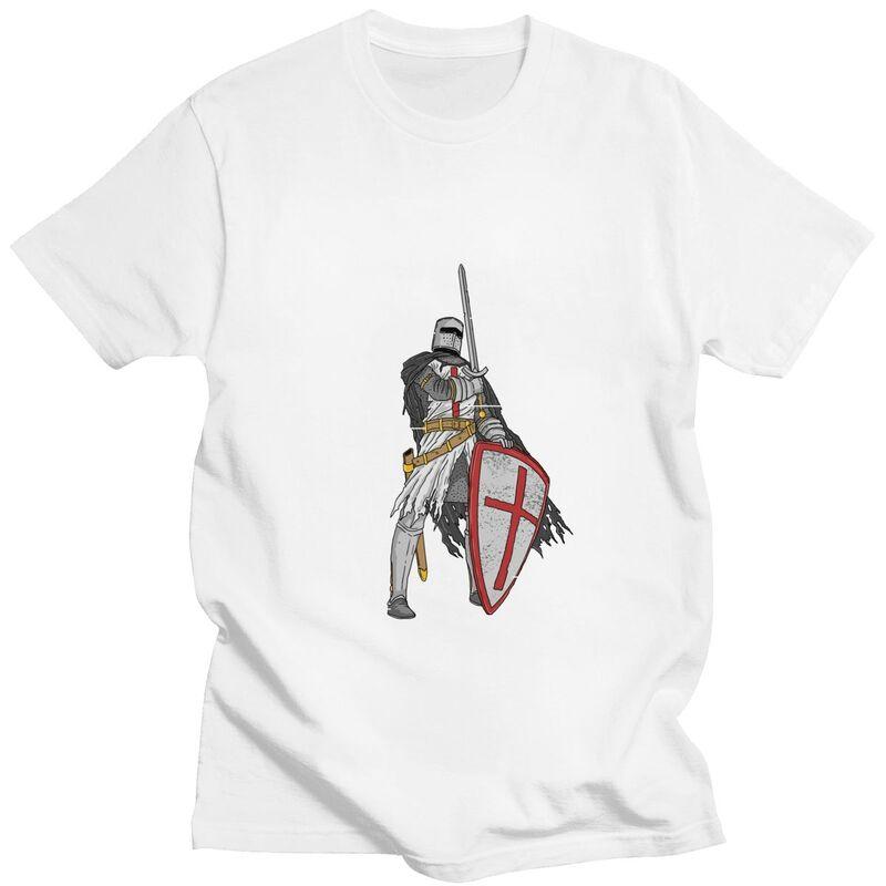 Custom Fashion Armor Of God Ephesian T Shirt Men ShortSleeve Tshirts Streetwear Tee Tops Pure Cotton Slim Fit Tshirts Merch