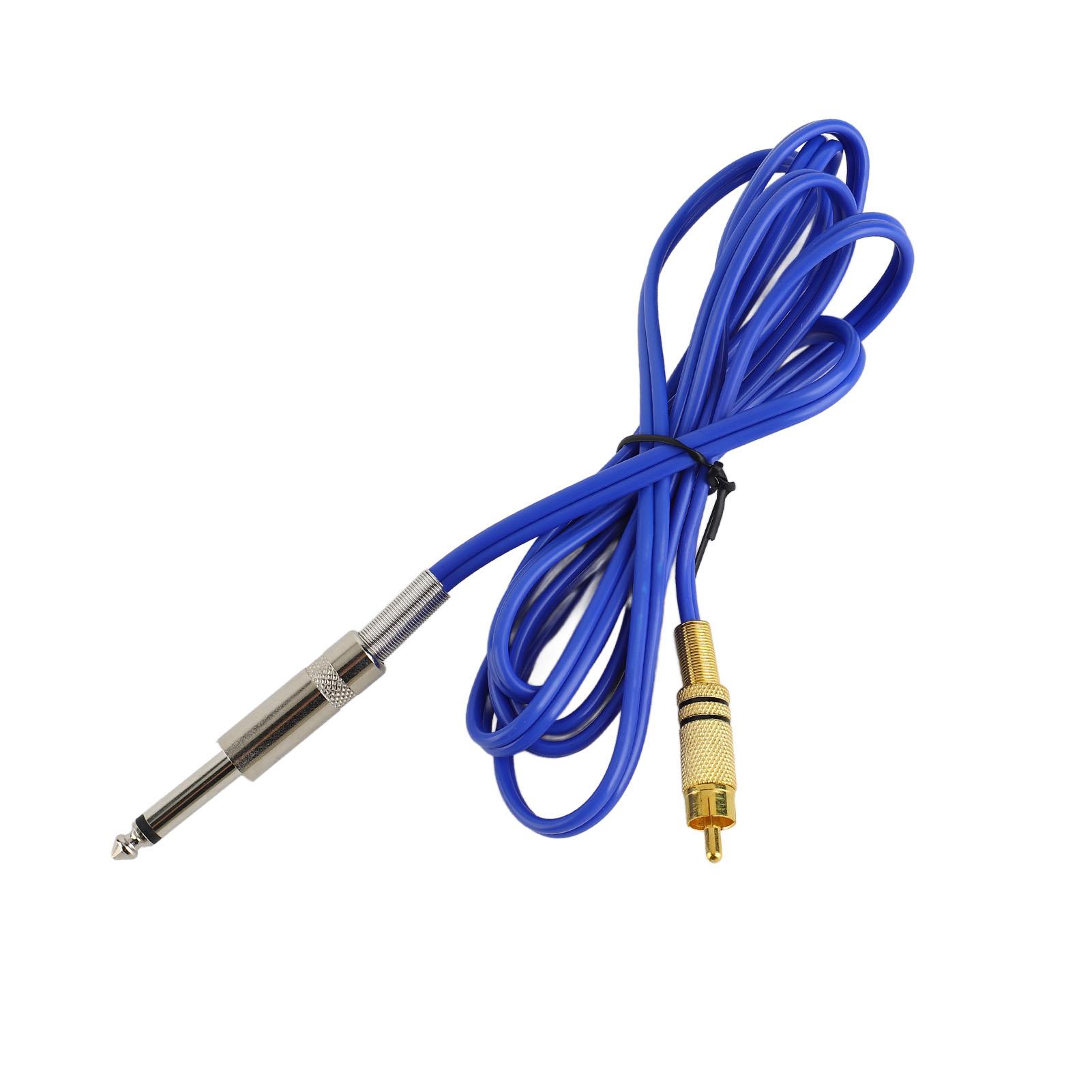 

RCA Тату Клип-корд Профессиональный Мягкий Гибкий Силиконовый Хук-лайн для Тату-машинки для Тату синий