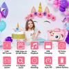 Children Camera Playthings Cute Horse Unicorn 32MP1080P HD Digital Camera ideal for Baby Toddler Kid Christmas Birthday Festival Kids Gift Idea