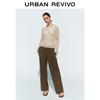 UR Women's Viscose High-Waist Wide-Leg Pants
