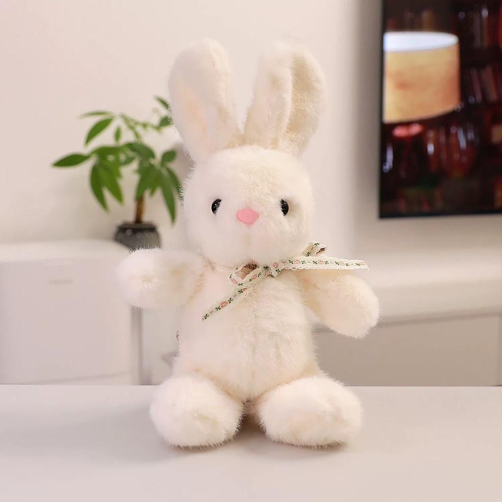 Plüschhase mit Blumenkleid für Mädchen und Kinder, Geburtstagsgeschenk