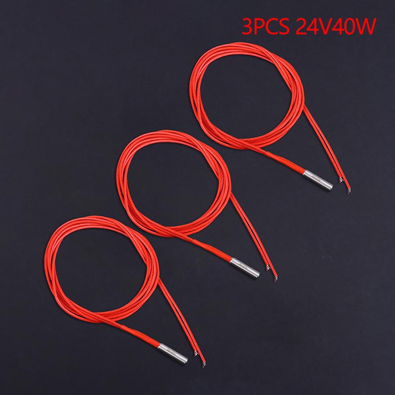 Heavy Duty 12V/24V 40W Ceramic Cartridge Heater 3D Printer Print Head Induction Heater MK3S Thermocouple Sensor For 3D Printer