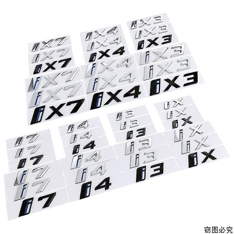 3D ABS Letters Car Rear Trunk Emblem Tailgate Decals