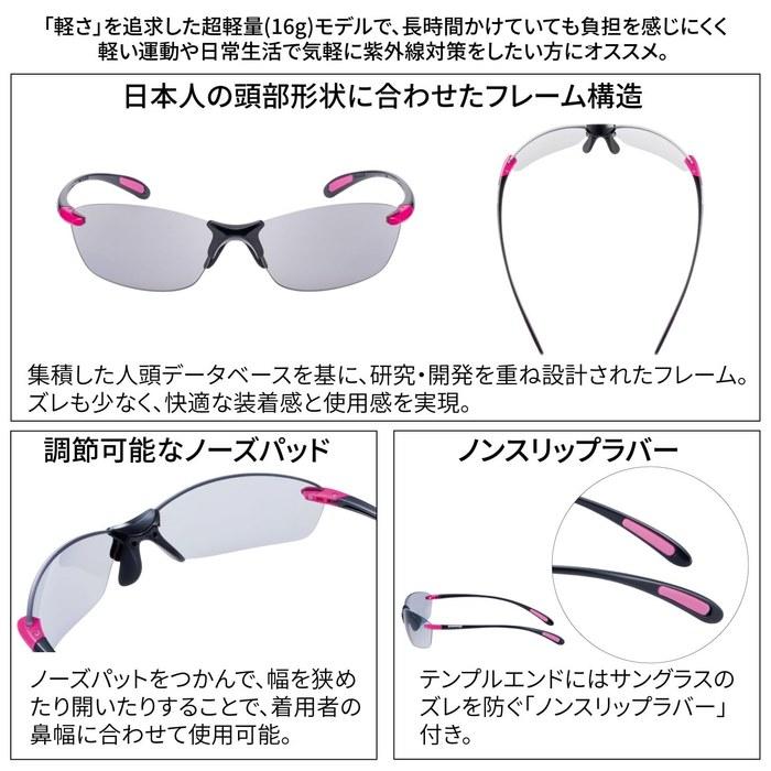 [Swans] Japan-Made Sports Sunglasses Airless-Leaffit 0053 BK: Polarized Light Smoke, Free Size