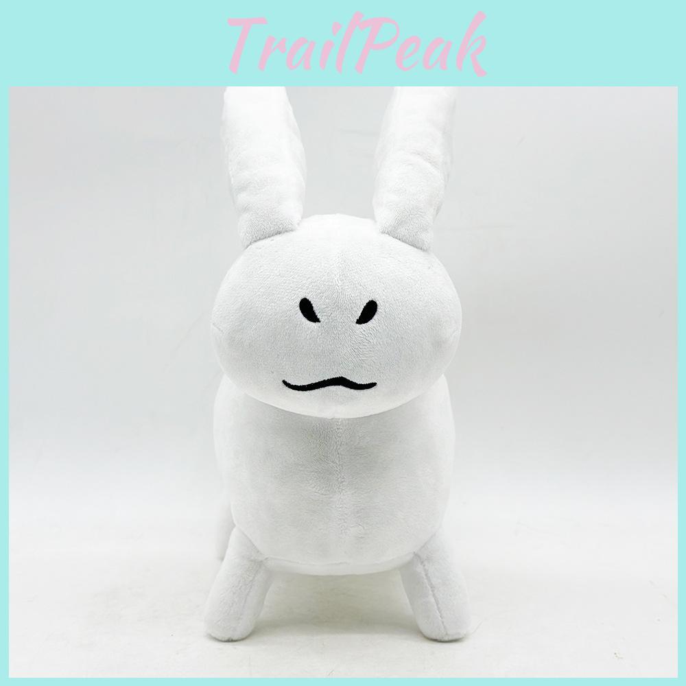 Gubby Plush Black White Red Rabbit Animal Toy With Pp Cotton Filling For Kids And Collectors