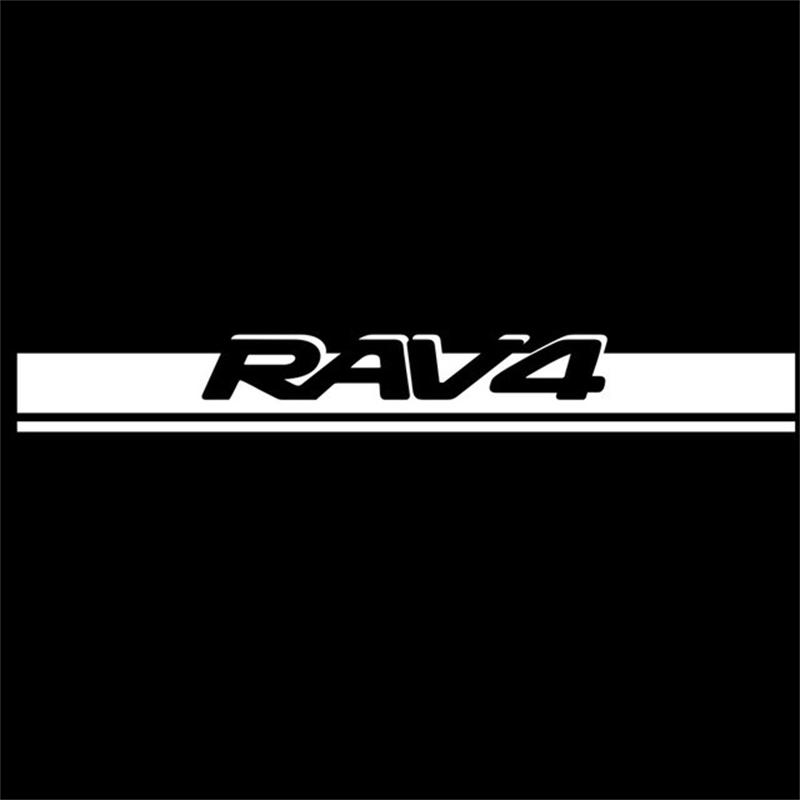 

Stripe Car Stickers Motorsport Fashionable Car Decals Decoration RAV4 DIY Car Cover Vinyl Graphics For Car Decor Accessories белый