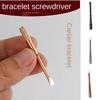 Portable Bracelet Screwdriver Bracelet Repair Screwdriver Tool 3 Steel Colors