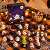 24-Tage-Box Halloween Adventskalender 2026, Countdown mit 2D-Flachgeschenken für Erwachsene Kinder Acryl-Mini-Figuren, Sammler-Überraschung Mädchen