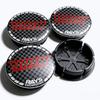 4 Stück VOLK Racing Logo Emblem Auto Radnabenkappen Außendurchmesser 48MM 42MM Räder Nabenkappe Rays Abzeichen Felge Radkappen Staubschutz Auto Zubehör