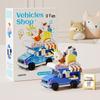Dynamic Cityscape Building Block Toys - Coffee, Cola, and Convenience Store Models for Kids