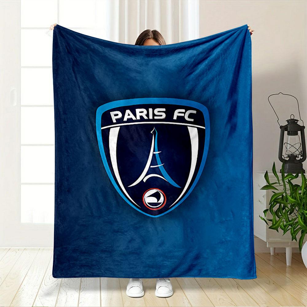 Paris FC Logo Blanket for all seasons blanket lunch break throw gift