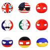 10cm Peluche Carino Countryball Polandball Bambole Ripiene Giocattoli Corti Anime Borsa Cuscino Mini Portachiavi Ciondolo Regali Cosplay