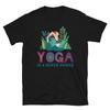Yoga Super Power Funny YOGA Peace Summer Namaste T-Shirt