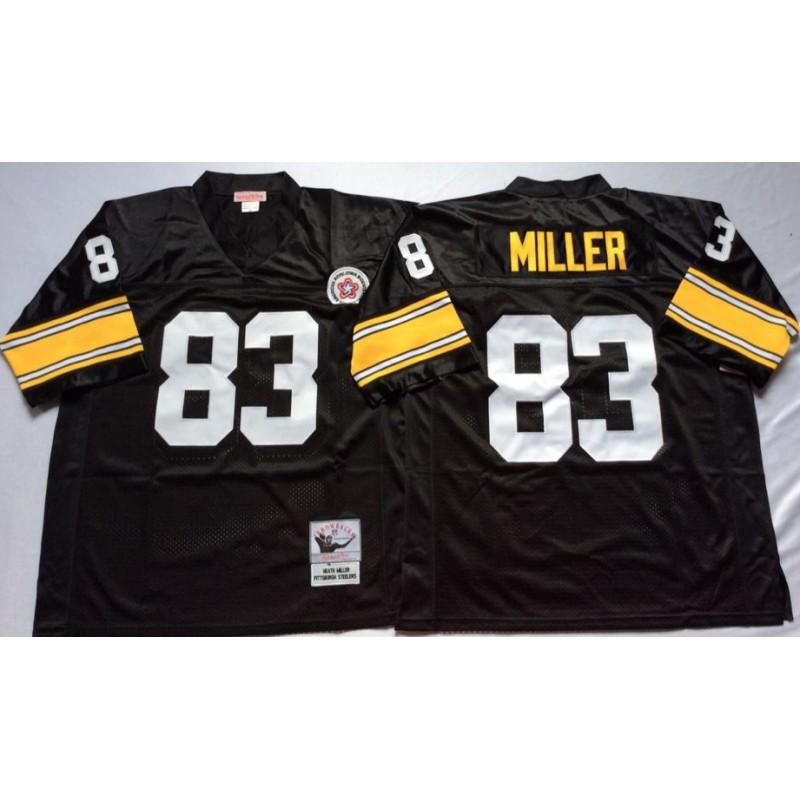 Pittsburgh Steelers NFL Camiseta Retro Hombre Mujer Algodón Camiseta Deportiva Ropa para Aficionados Fútbol Rugby Juego de Entrenamiento Ropa