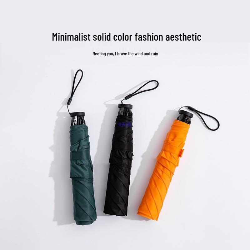 69g Ultra-Light Carbon Fiber Folding Umbrella - Sunshade and Sunscreen, Portable and Compact, Japanese Design.