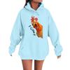Women's Fashion Casual Long Sleeve Loose Printed Sweatshirt