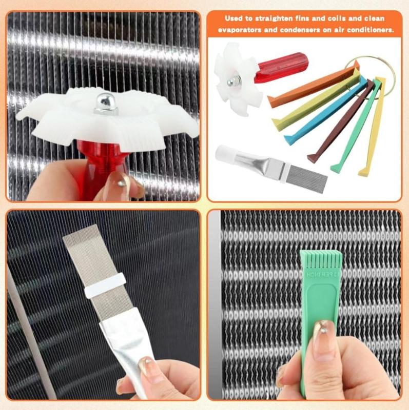 Plastic Air Conditioning Fin Comb Accessories Condenser Radiator Fin Brush for Auto Cooling System Condenser Comb Kit