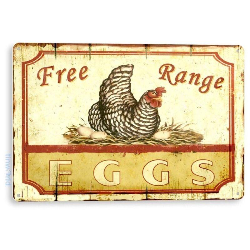

Vintage Metal Tin Sign Kitchen Wall Decor Coffee Bar Pub Man Cave Art