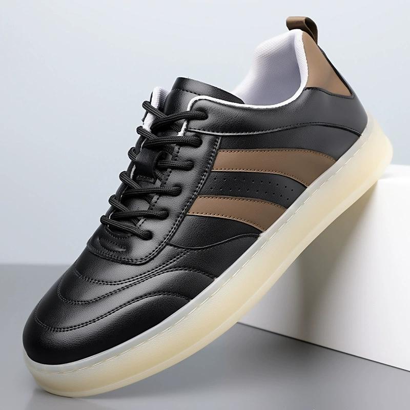 

Khaki Flat Shoes Comfortable in All Seasons Breathable Versatile Men s Casual Shoes High-end Luxury Sneakers Man 2026 38 чёрный