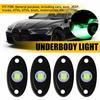 4X Green LED Rock Lights Underbody Lamp For Jeep Offroad Boat Truck UTV ATV EXV