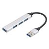 4-Port USB 3.0 Hub Adapter 5Gbps USB Splitter USB C To USB Hub Multiple USB 3.0 Hub USB Port Expander for Laptop