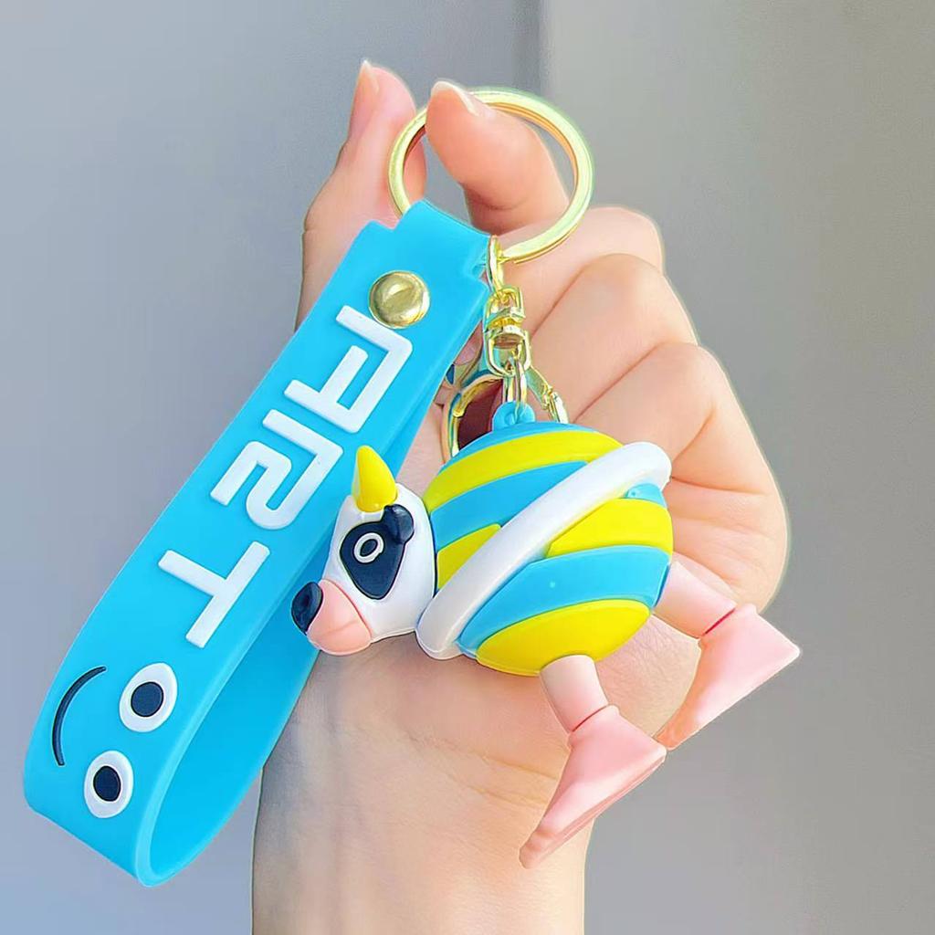 New Fun Keyrings Italian Brainrot Animals Keychain Tralalero Tralala Tung Tung Tung Sahur Ballerina Cappuccino Doll Toy Gifts