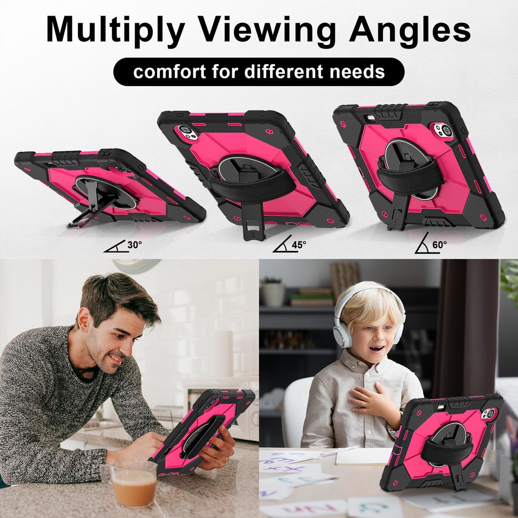 Stand Armor Case for Huawei MatePad Air X 2025 2024 12.0inch Model LRT-W20 LRT-W30 BKY-W20 BKY-W00 Heavy Duty 360 Rotating Cover