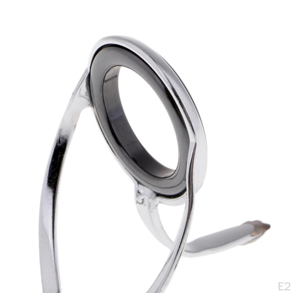 Cheap Fishing Rod Guide Ring Set Fishing Rod Tip Over Line Ring Carbon