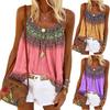 Women Bohemian Style Sleeveless Tanks Top Summer Casual Blouse