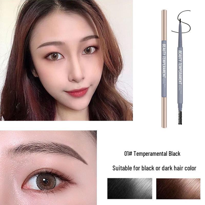 

Двусторонний карандаш для бровей Meisu 3D с тонким кончиком